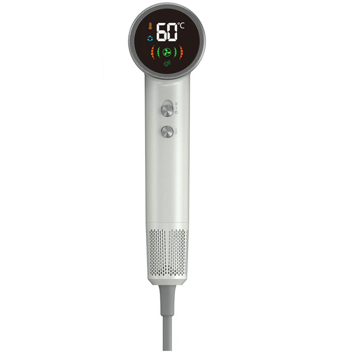 High Speed Hair Dryer, 220V-240V~50-60Hz, 1500W, Ionizer, LCD, 6+circulation mode, 110000RPM, less than 75dB