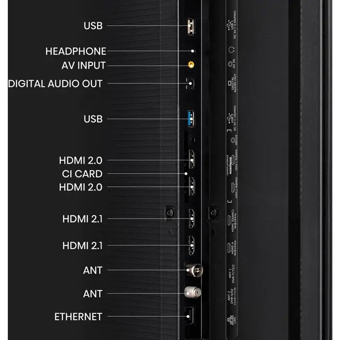 Hisense 85UXKQ - 85 - black, UltraHD/4K, triple tuner, AMD Free-Sync, 120Hz panel