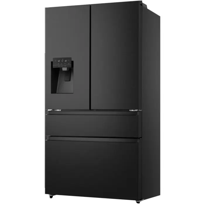 Hisense RF728N4SBFE French Door Refrigerator Black