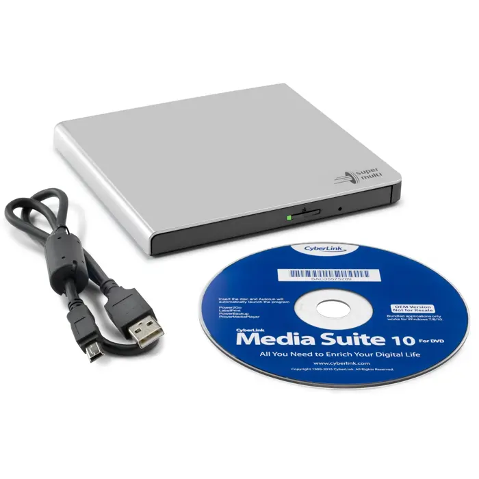 HLDS GP57EB40, external DVD burner (silver, Retail)