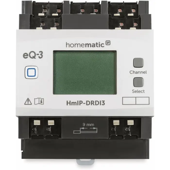 Homematic IP dimming actuator for DIN rail mounting - triple (HmIP-DRDI3), dimmer