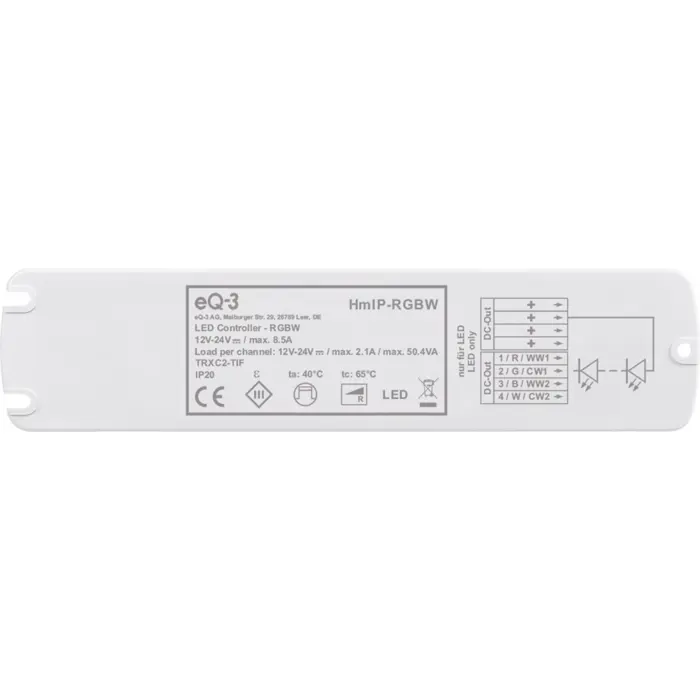 Homematic IP LED Controller RGBW (HmIP-RGBW) (white)