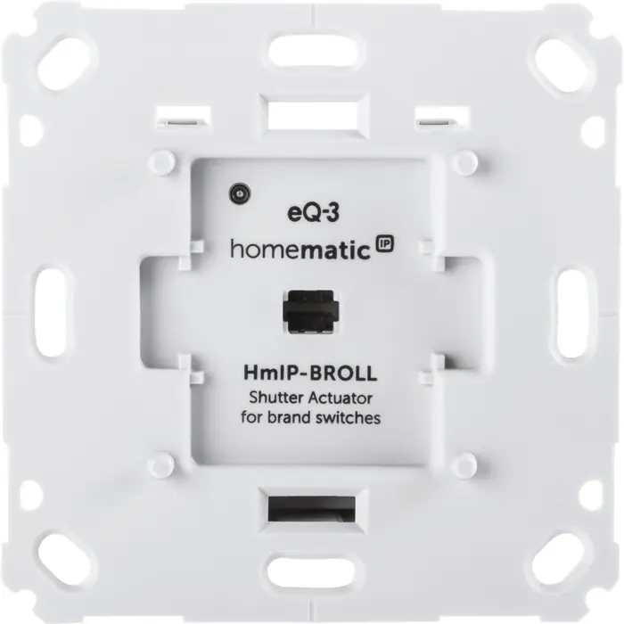 Homematic IP roller shutter actuator for brand switches