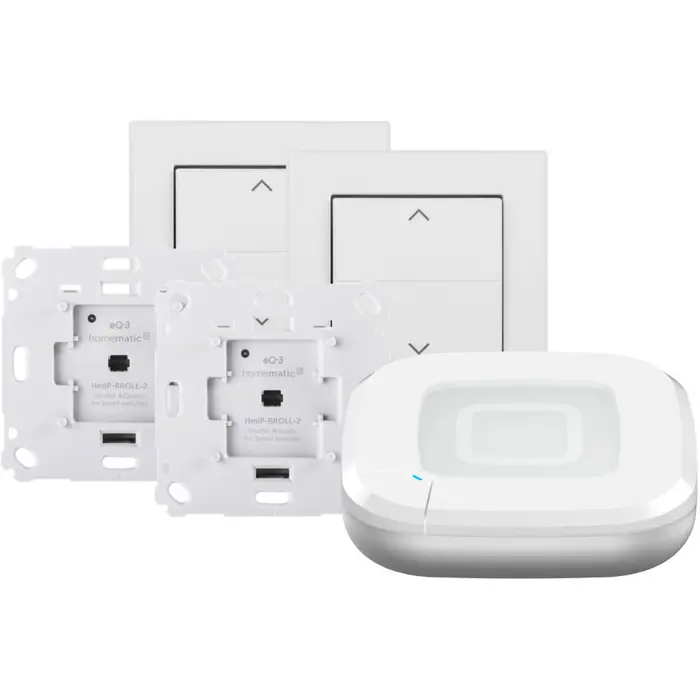 Homematic IP Starter Set Roller Shutter Control (HmIP-SK29), control module for all common tubular motors