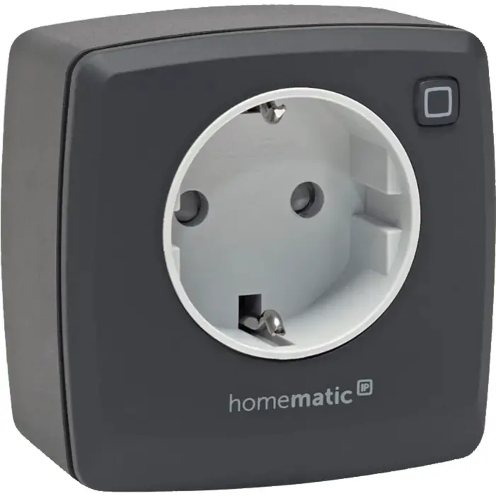 Homematic IP switching socket (HmIP-PS-2-A) anthracite