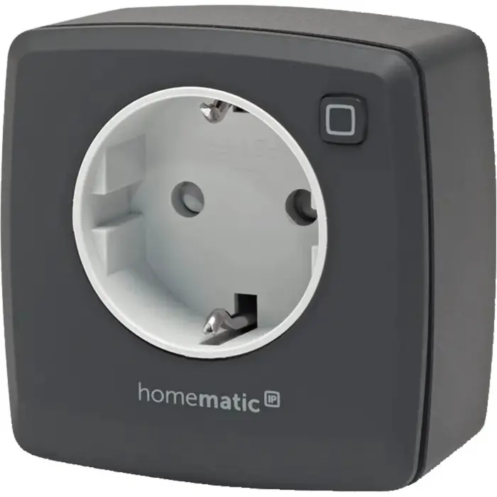 Homematic IP switching socket (HmIP-PS-2-A) anthracite