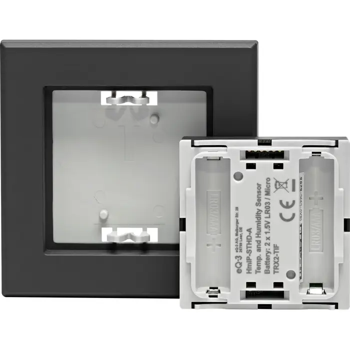 Homematic IP temperature and humidity sensor with display HmIP-STHD-A (anthracite)