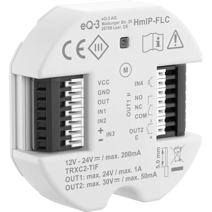 Homematic IP Universal Motor Lock Controller (HmIP-FLC) (white)