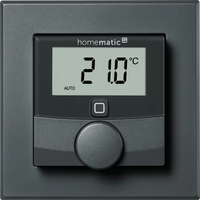 Homematic IP wall thermostat with switching output (HmIP-BWTH-A) (anthracite, for brand switch 230V)
