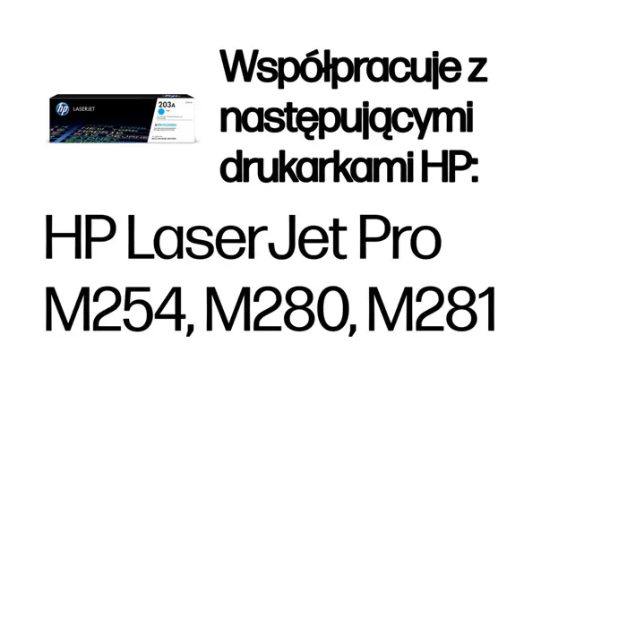 HP 203A Cyan Original LaserJet Toner Cartridge