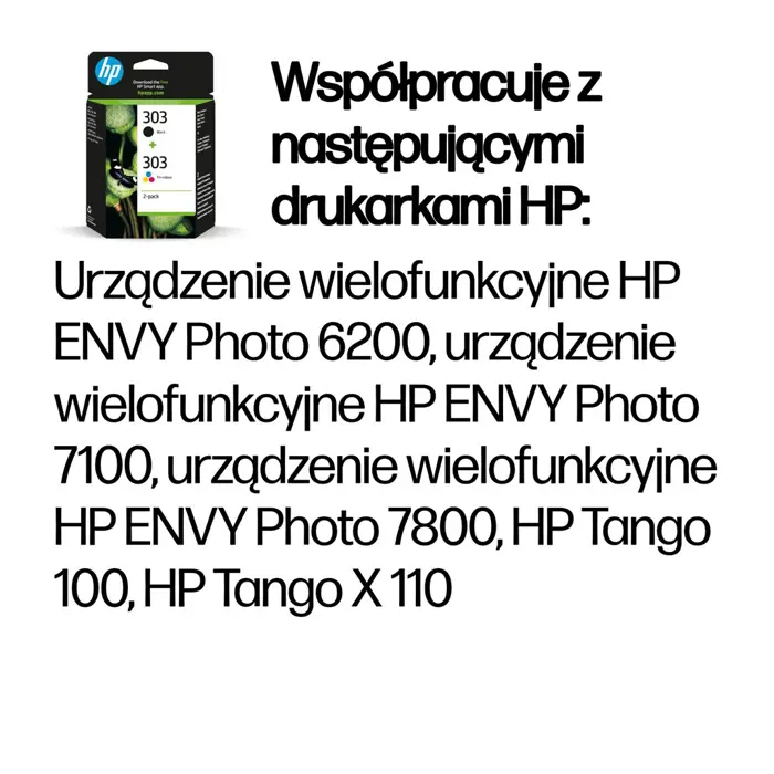HP 303 2-pack Black/Tri-color Original Ink Cartridges
