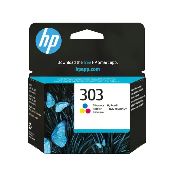HP 303 Tri-color Original Ink Cartridge