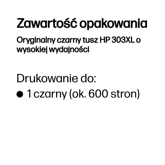 HP 303XL High Yield Black Original Ink Cartridge