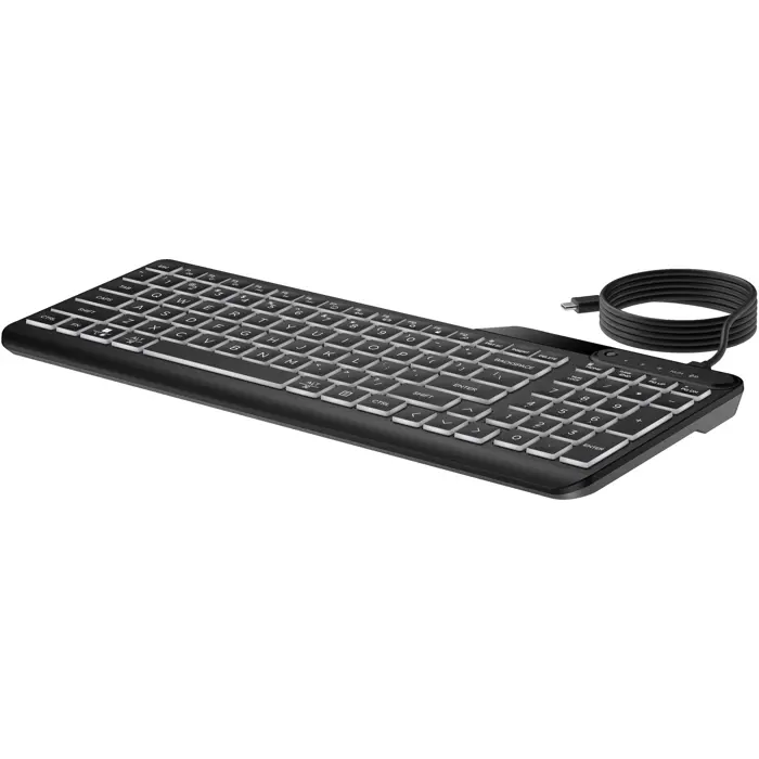 HP 400 Backlit Wired Keyboard