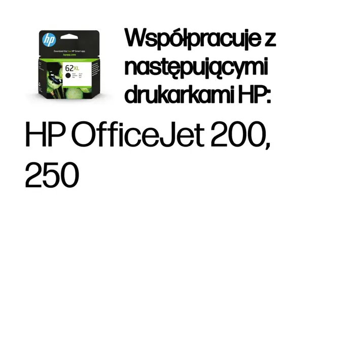 HP 62XL BLACK INK CARTRIDGE/EN/RU/FR/EN/CZ/HU