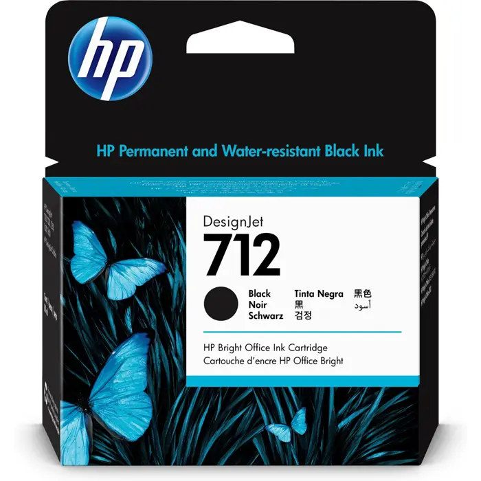 HP 712 - sort - original - DesignJet -