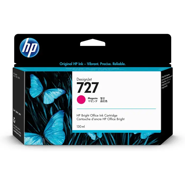 HP 727 130-ml Magenta DesignJet Ink Cartridge