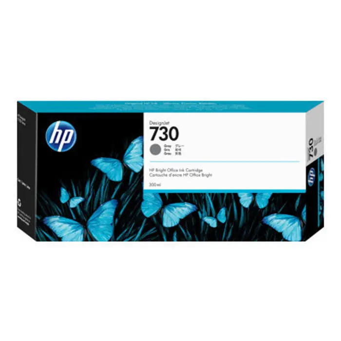 HP 730 300 ml Gray Ink Cartridge