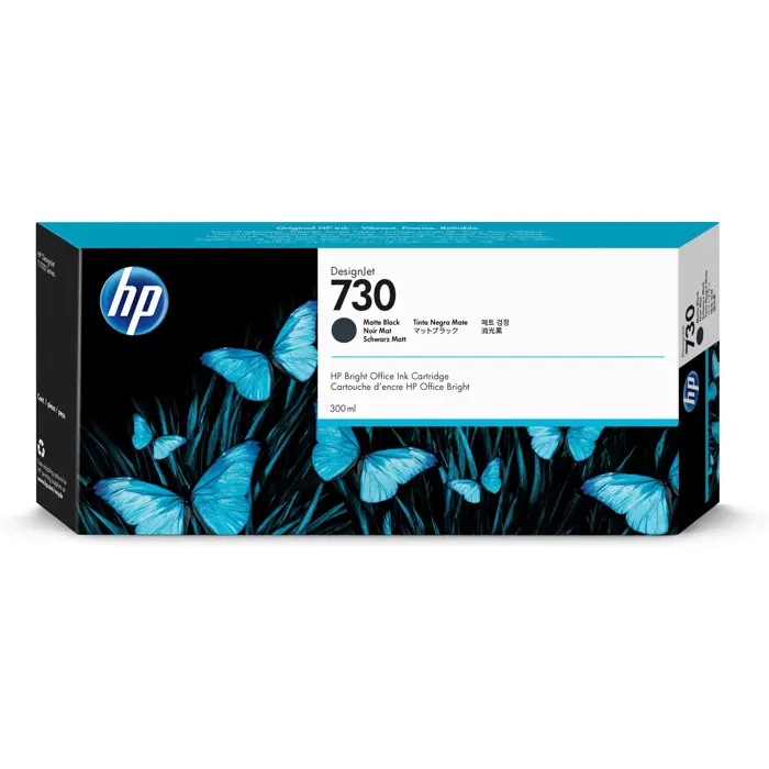 HP 730 - hoj kapacitet - mat sort - or