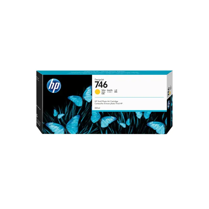 HP 746 300-ml Yellow DesignJet Ink Cartridge