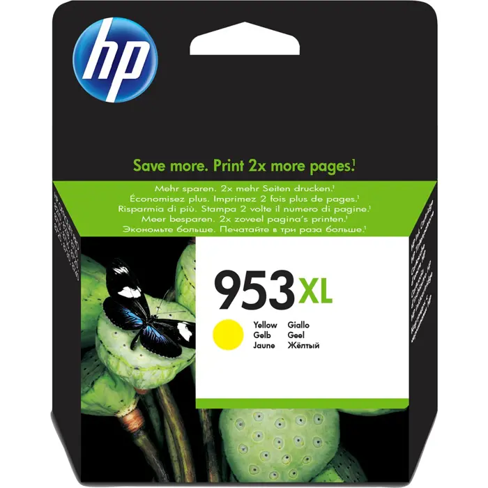 HP 953XL - Hojtydende - gul - original