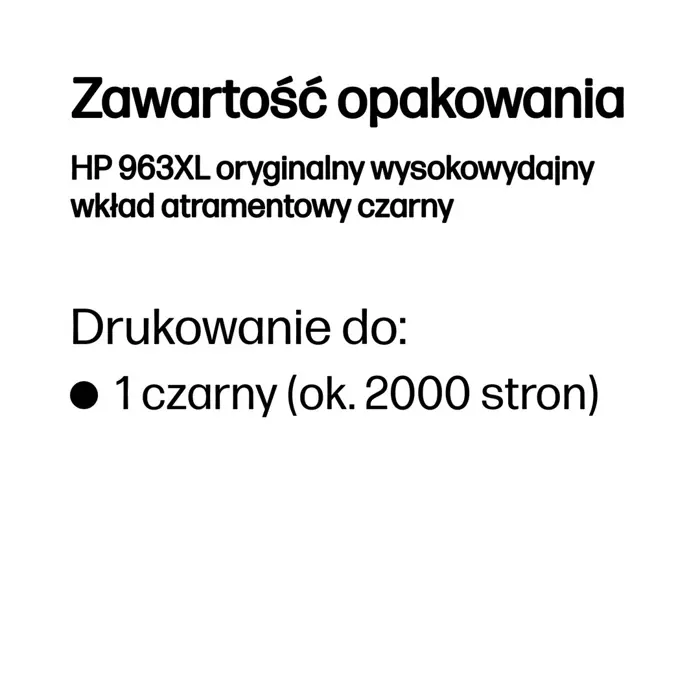 HP 963XL High Yield Black Original Ink Cartridge