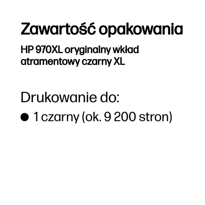 HP 970XL High Yield Black Original Ink Cartridge