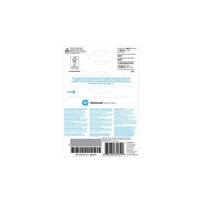 HP Advanced Photo Paper glossy 25sheet