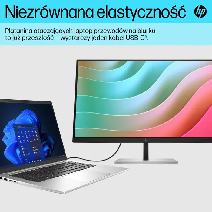 HP E27k G5 skarm - LED baglys - 27" -
