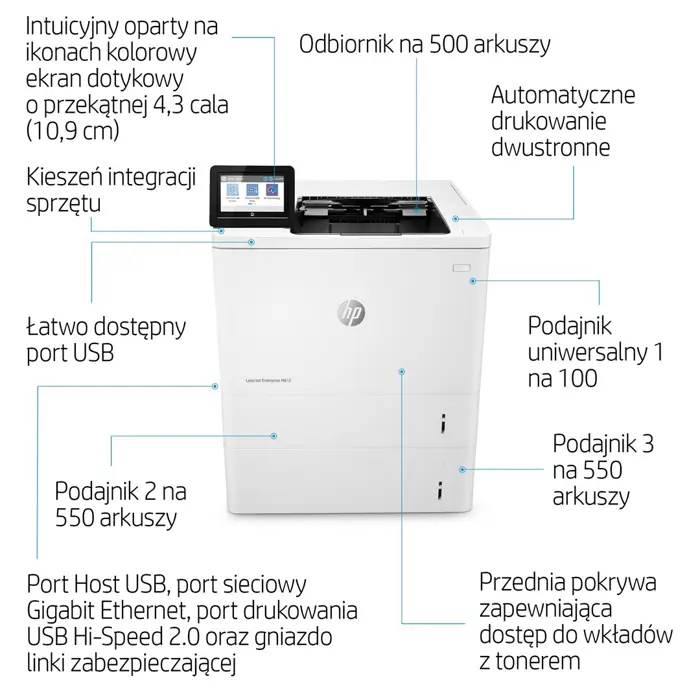 HP LaserJet Enterprise M612dn - printe