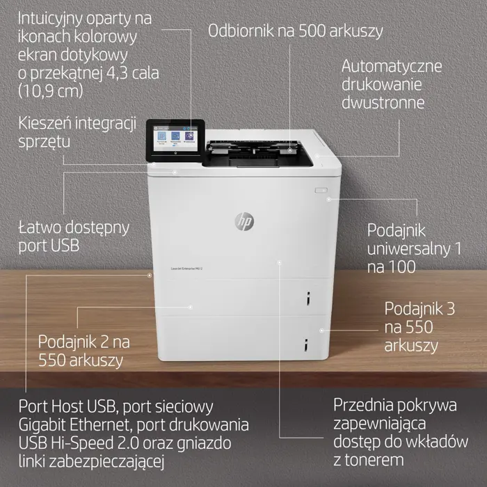 HP LaserJet Enterprise M612dn - printe