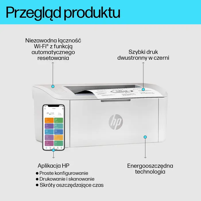 HP LaserJet M110w Wireless Black and white Printer