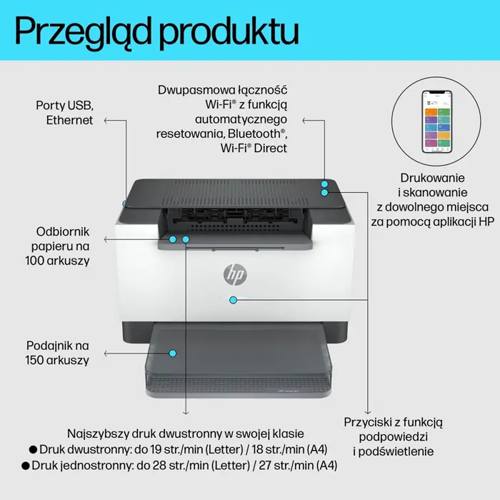 HP Laserjet M207dw 8J9K9F#B19