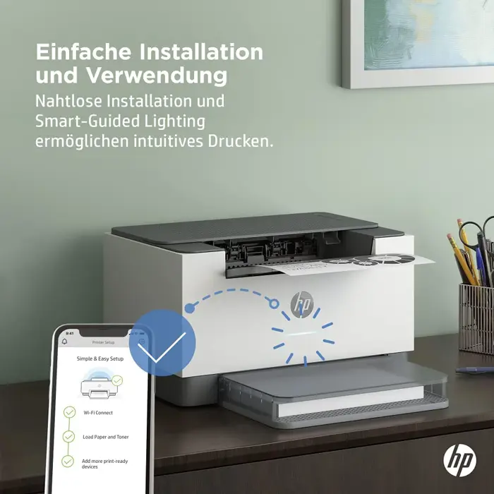 HP LaserJet M209dw, laser printer (grey, USB, LAN, WLAN)