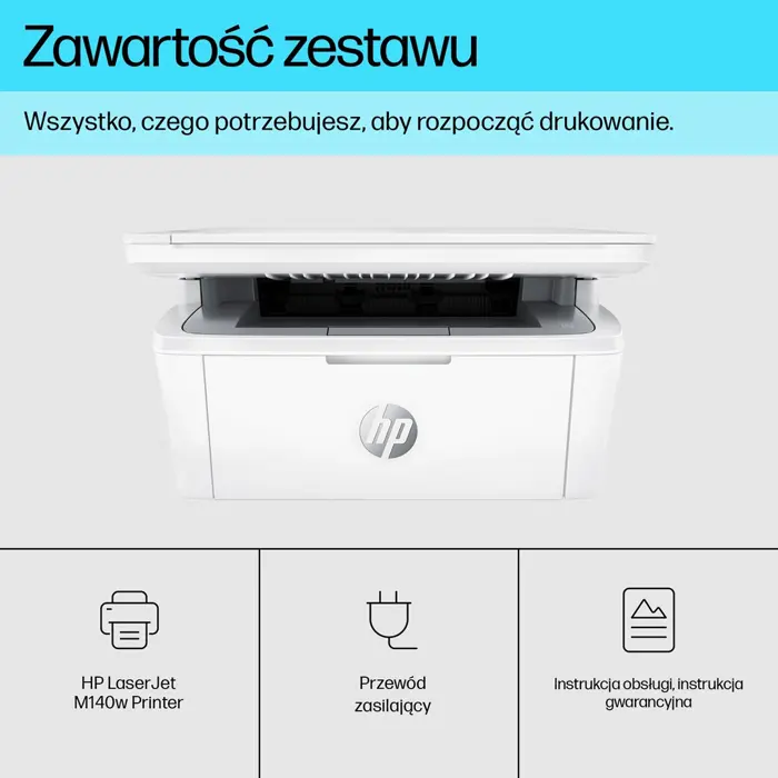 HP LaserJet MFP M140w Printer, Black and white, Printer for Small office, Print, copy, scan, Scan to email; Scan to PDF; Compact Size