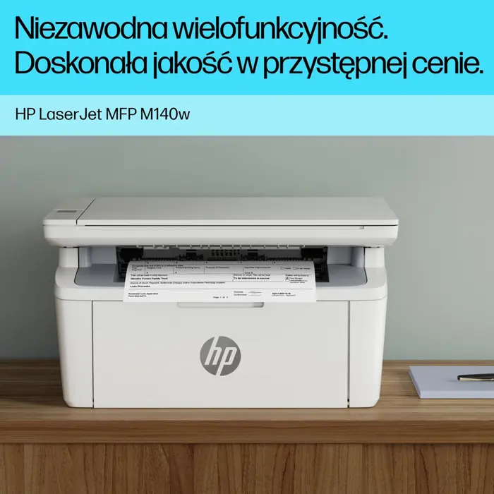 HP LaserJet MFP M140w Printer, Black and white, Printer for Small office, Print, copy, scan, Scan to email; Scan to PDF; Compact Size