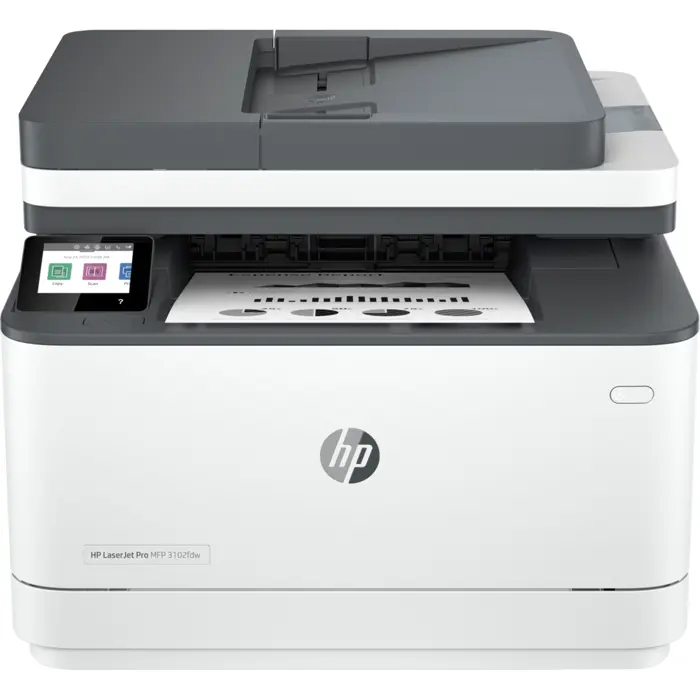 HP LaserJet Pro MFP 3102fdw, multifunction printer (grey/anthracite, USB, LAN, WLAN, scan, copy, fax)