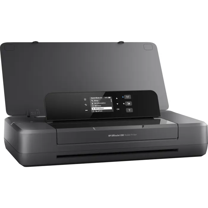 HP Officejet 200 Mobile Printer, Print, Front-facing USB printing