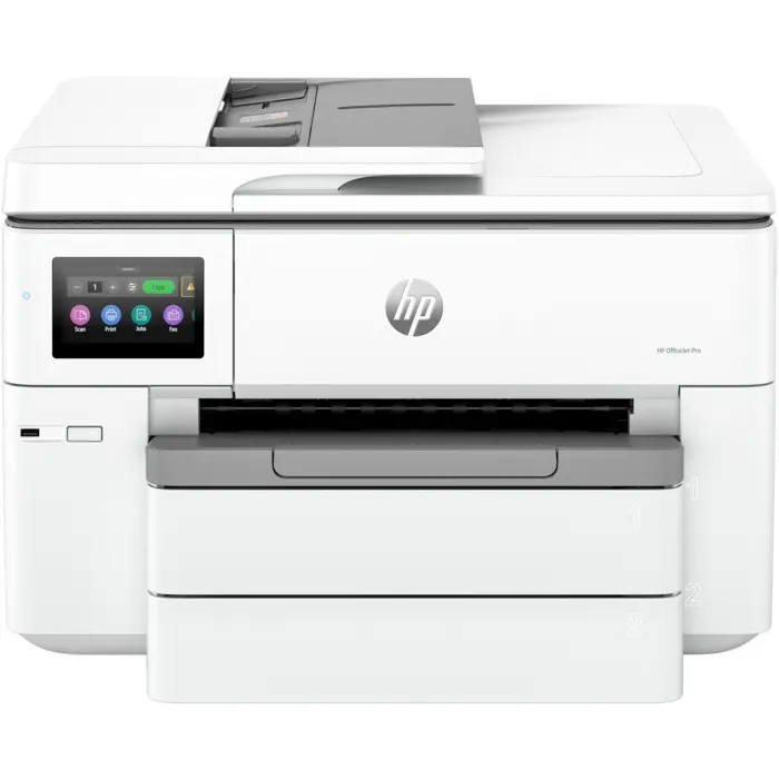HP OfficeJet Pro 9730e, multifunction printer (grey, HP+, Instant Ink, USB, WLAN, copy, scan)
