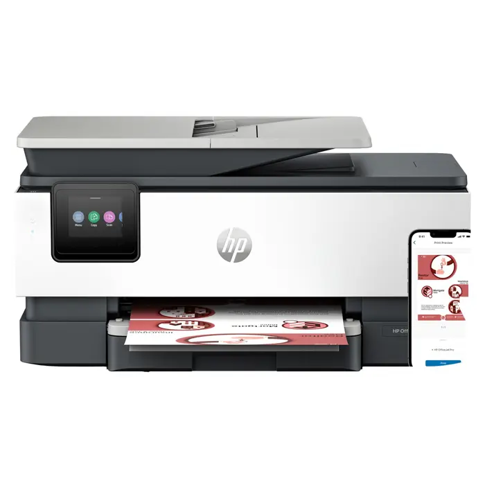 HP OfficeJet Pro HP 8132e All-in-One Printer, Color, Printer for Home, Print, copy, scan, fax, HP Instant Ink eligible; Automatic document feeder; Touchscreen; Quiet mode; Print over VPN with HP+
