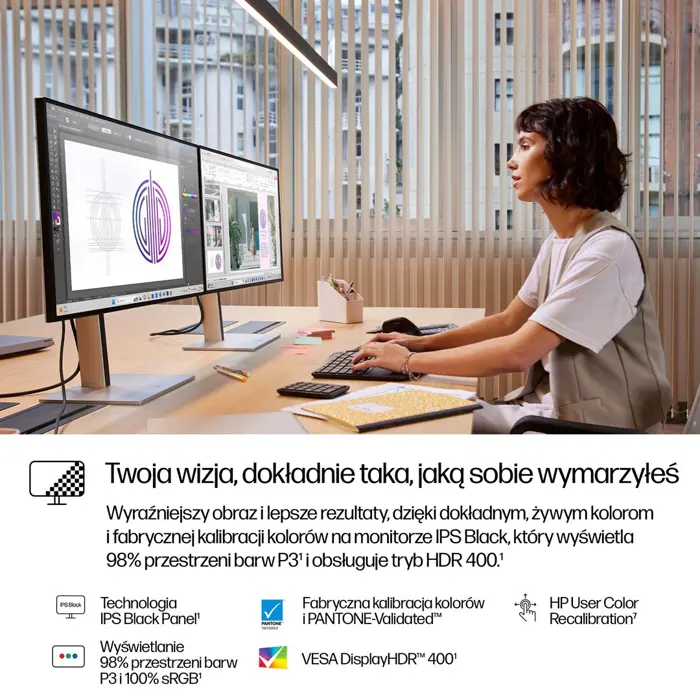 HP Series 7 Pro 27 inch QHD Thunderbolt 4 Monitor - 727pu
