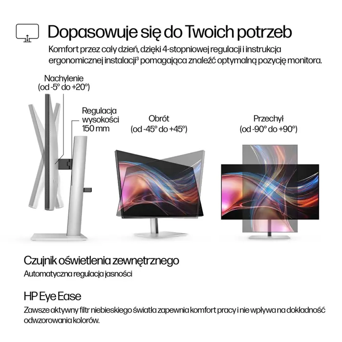 HP Series 7 Pro 27 inch QHD Thunderbolt 4 Monitor - 727pu
