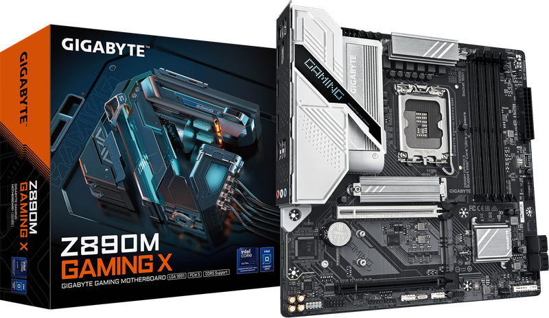 GIGABYTE Z890M Gaming X, Intel Z890 Mainboard - Sockel 1851, DDR5-Z890M GAMING X
