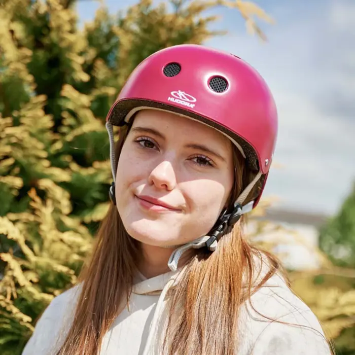 HUDORA skater helmet berry, size. 56-60