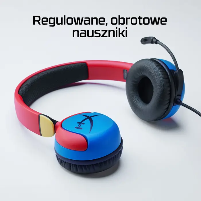 HyperX Cloud Mini Kids kolorowe / Słuchawki gamingowe / mikrofon / Gniazdo 3,5 mm