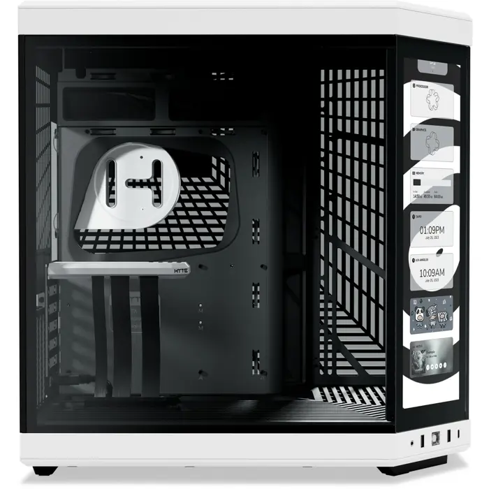 HYTE Y70 Touch Infinite , Tower case (black, Tempered Glass x 2)