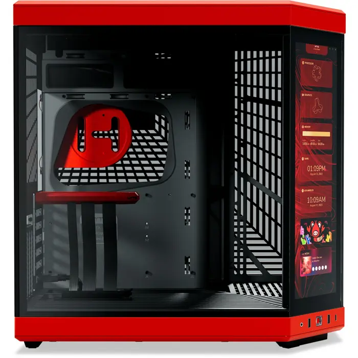 HYTE Y70 Touch Infinite , Tower case (black, Tempered Glass x 2)