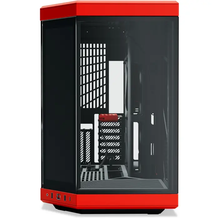 HYTE Y70 Touch Infinite , Tower case (black, Tempered Glass x 2)