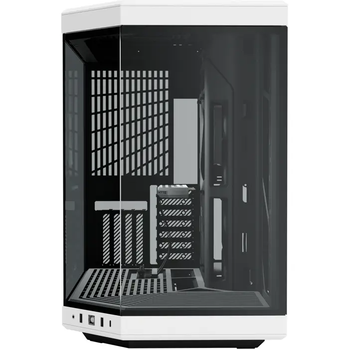 HYTE Y70 , tower case (black/white, tempered glass)