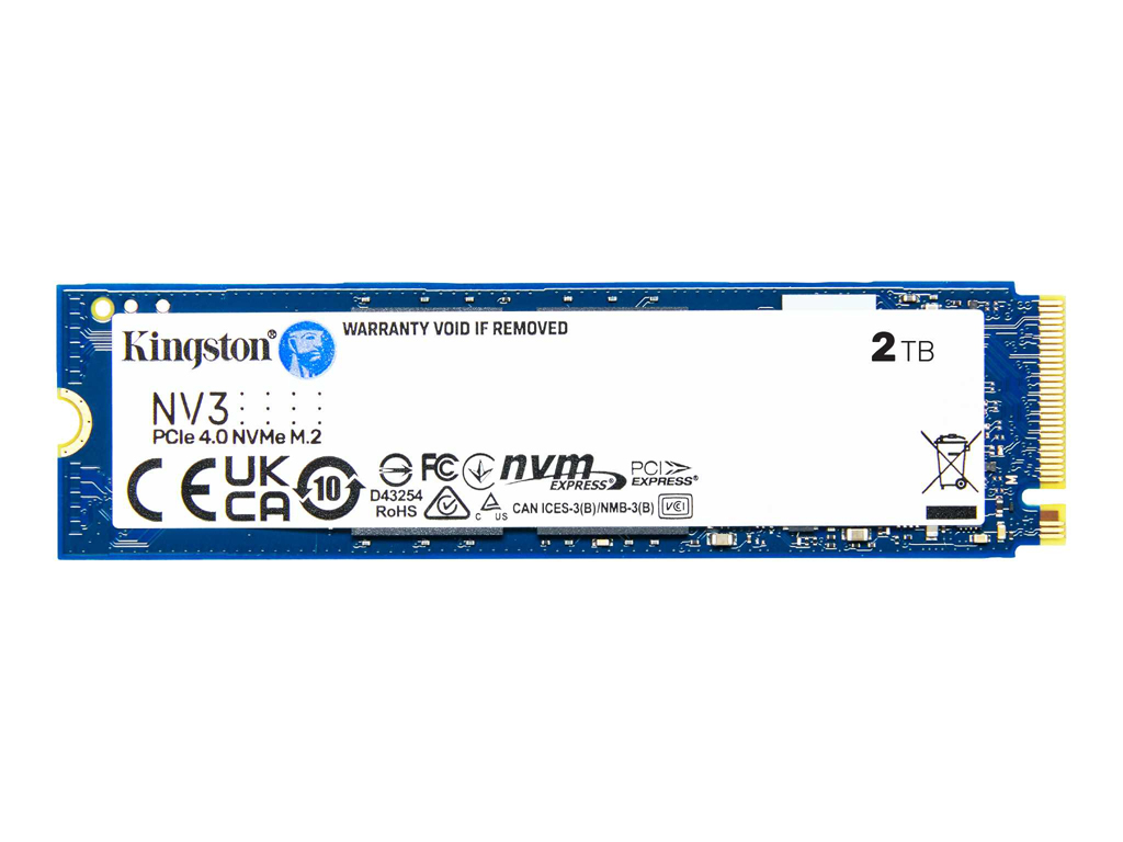 SSD 2TB M.2 80mm PCI-e 4.0 x4 NVMe, Kingston NV3 (SNV3S/2000G) - SNV3S/2000G